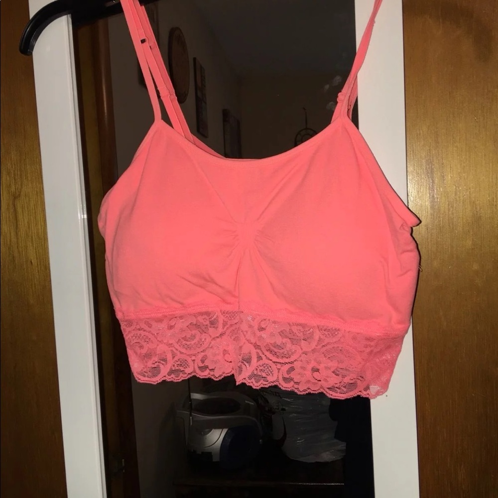 No boundaries padded bra coral lace xl